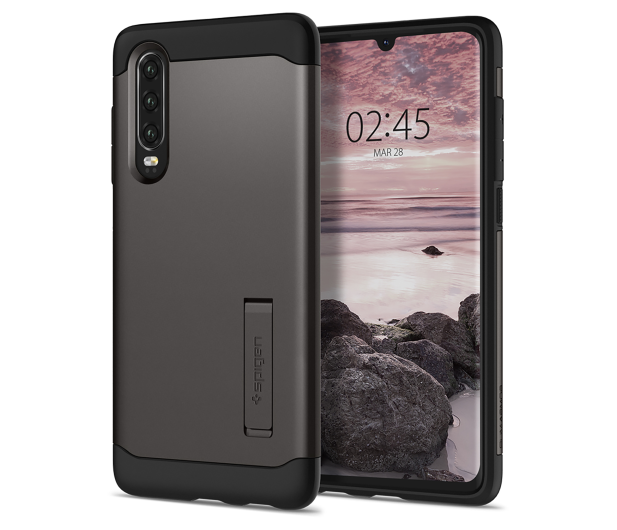 Spigen Slim Armor do Huawei P30 Gunmetal - 489433 - zdjęcie 3